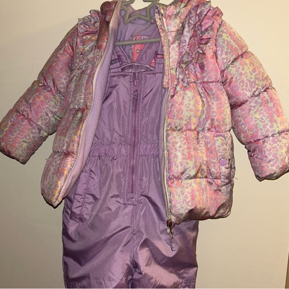 Toddler Girl Snowsuit & Jacket